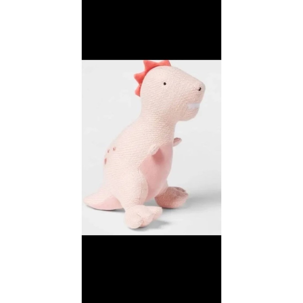 14"‎ Pink Tweed Dinosaur TARGET - PILLOWFORT Decor Pillow Plush